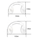 thumbnail image 4 of Almohadillas De Silicona Impermeables Para Anteojos, Almohadillas Transparentes Para La Nariz, Accesorios Para Gafas De Sol Delgadas Antiadhesivas Vogacara AP007678-02, 4 of 6