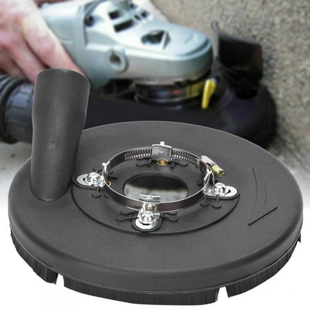 

Grinding Dust Shroud 7 Inch Dust Collector Cover PU Leather Durable For Installing Grinding Cup With About 15mm Center Height
