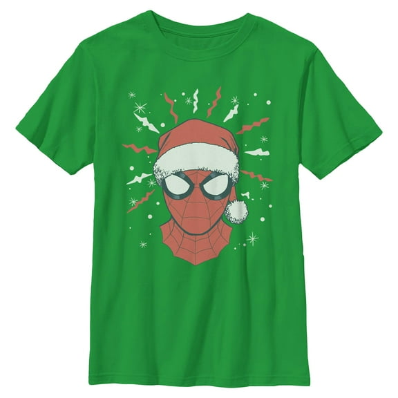 Boys Marvel Christmas Senses Tingling T Shirt