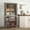 Gray, variant on Spaco 64" 4-Door Kitchen Pantry with 3 Adjustable Shelves, Freestanding Storage Cabinet for Indoor as Kitchen, Bar, Dining Room, Brown