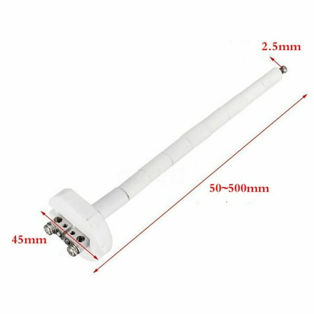 

50-500mm K Type Thermocouple Sensor Platinum Rhodium High Temperature Probe Ceramic Kiln Furnace Control Measuring 1300 Degrees