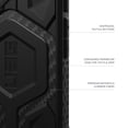 thumbnail image 3 of UAG iPhone 16 Case 6.1" Monarch Pro - Compatible with MagSafe Charging Rugged Heavy Duty Shockproof Anti-Slip Military Grade Protective Cover, Carbon Fiber, 3 of 8