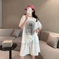 thumbnail image 4 of Icesilk T-Shirts à Manches Courtes Été T-shirt pour Femmes Séchage Rapide Grande Taille Manches Raglan Tee Tops Ample Rafraîchissant Tout Assorti FJH, 4 of 6