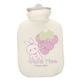 thumbnail image 1 of Bouillotte, Bouteille d'Eau Chaude Douce avec Housse en Peluche Compresses Chaudes Qualité Inégalée, 1 of 7
