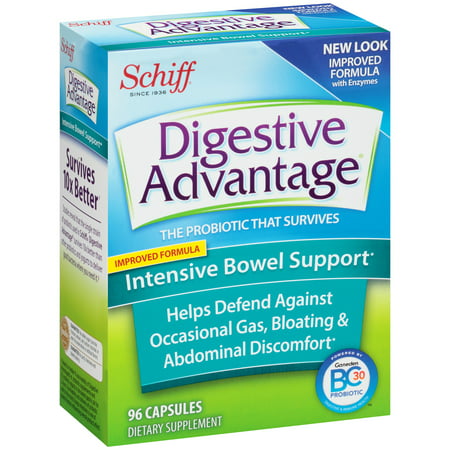 Digestive Advantage Supplément intensif Bowel soutien Probiotiques, 96 Count