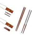 thumbnail image 3 of Palillos desmontables portátiles con bolsa de almacenamiento Utensilios Palillos plegables Vajilla para , , pesca, senderismo, interior Madera Baoblaze Palillos al aire libre, 3 of 8