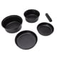 thumbnail image 2 of Camping Cooking Pot Pan, Prevent Stick Aluminum Alloy Even Heat Conduction Black Open Fire Cookware For Barbecue ANGGREK AH3790, 2 of 8