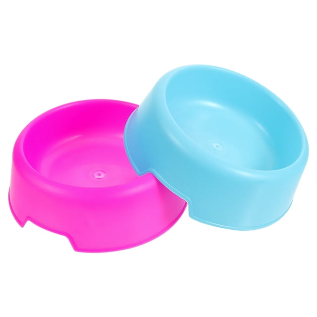 Luxshiny 2Ud Plástico Para Comida De Perro Con Base Estable Y Superficie Lisa