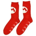thumbnail image 2 of Nintendo Super Mario Cozy Mario Logo Adult Crew Socks, 2 of 3