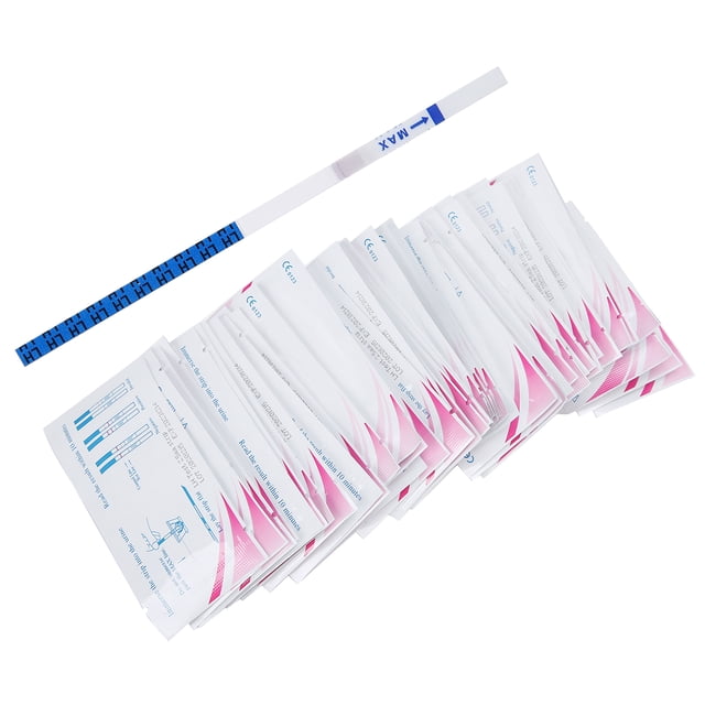 Detección de LH, 50 piezas de tiras de prueba de ovulación para mujeres, prueba de LH en orina, funcionalidad inteligente