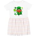 thumbnail image 3 of Inktastic Cute Leprechaun for St. Patrick's Day Girls Toddler Dress, 3 of 5