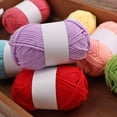 thumbnail image 4 of XmhyTop-A Milk Cotton Yarn 200g Blended Fabric Chunky Yarn, Soft Warm Bulky Yarn for Knitting/Crochet, Ideal for Sweaters, Hats, Scarves DIY Hand Woven Projects,Y12, 4 of 4