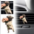 thumbnail image 1 of Automobile Vent Incense Adorable Acrylic Car Fragrance Diffuser Cute Dog Design Stylish Interior Accessory Air Decorative Enhancer for All Vehicles, 1 of 5