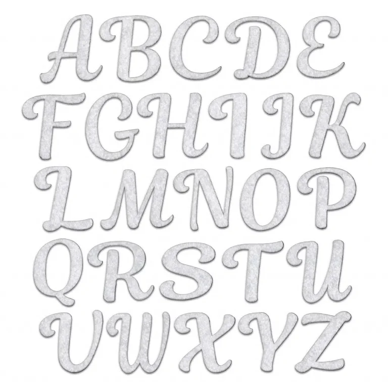 Felt Alphabet Letters, 2 Inch Lowercase Letters Choose Your Colors Felt Cut  Outs, Sewing Applique, Craft Supplies 