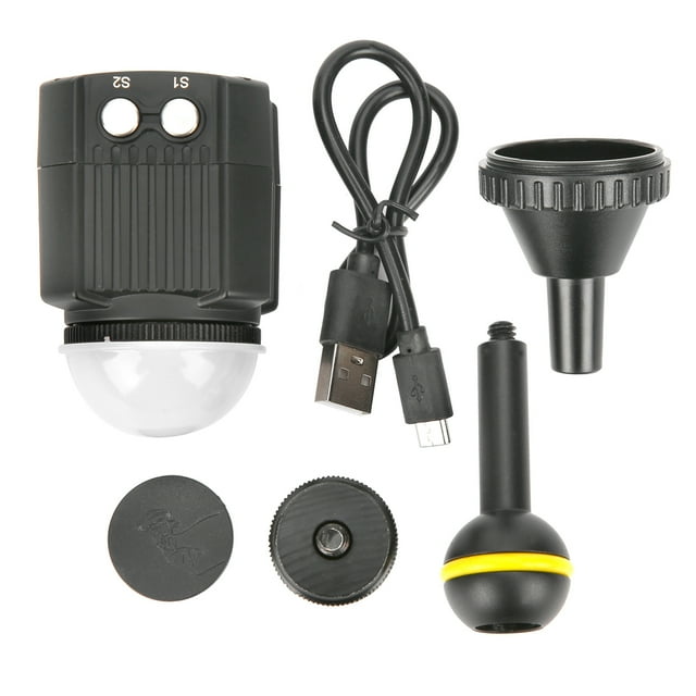 Luz de vídeo LED Jadeshay impermeable para fotografía de buceo 60 m