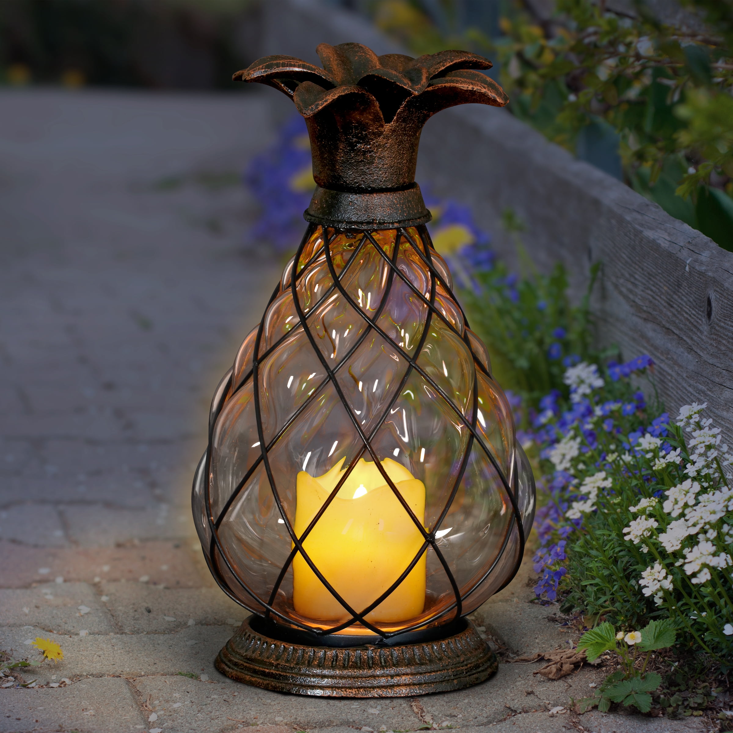 exhart pineapple lantern