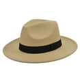 thumbnail image 2 of Retro Rancher Chapeau avec Large Bord Vintage Hommes'S Feutre Offre de Vacances, 2 of 7