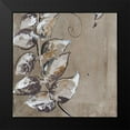 thumbnail image 2 of Pinto, Patricia 12x12 Black Modern Framed Museum Art Print Titled - Watercolor Leaves Square I, 2 of 5
