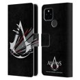 thumbnail image 1 of Head Case Designs Officially Licensed Assassin's Creed Logo Shattered Leather Book Wallet Case Cover Compatible with Google Pixel 4a 5G, 1 of 6