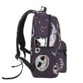 thumbnail image 3 of Goofa The Nightmare Before Christmas Pattern Casual Backpack for School & Travel – Lightweight Ergonomic Backpack with Laptop Compartment, Multiple Pockets-One Size, 3 of 5