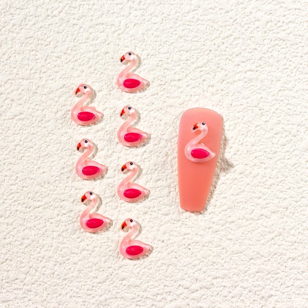Nuevos dijes de uñas Kawaii de Hello Kitty de dibujos animados, resina de conejo y rana súper lindo, dijes de uñas de dibujos animados en 3d, dijes de uñas de Hello Kitty