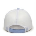 thumbnail image 2 of Outdoor Cap FWT-130 Heavy Garment Washed, Mesh Back-Lt. Blue/White-Adult, 2 of 8