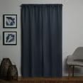 thumbnail image 2 of Mainstays Solid Blackout Curtain Panel Pair, Set of 2, Blue Cove, 30"W x 84"L, 2 of 5