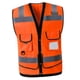 thumbnail image 4 of Chaleco de Seguridad Transpirable Reflectante de Visibilidad de Tela de Poliéster para Hombres y Mujeres - Naranja, XL DYNWAVEMX Chaleco reflectante de seguridad, 4 of 8