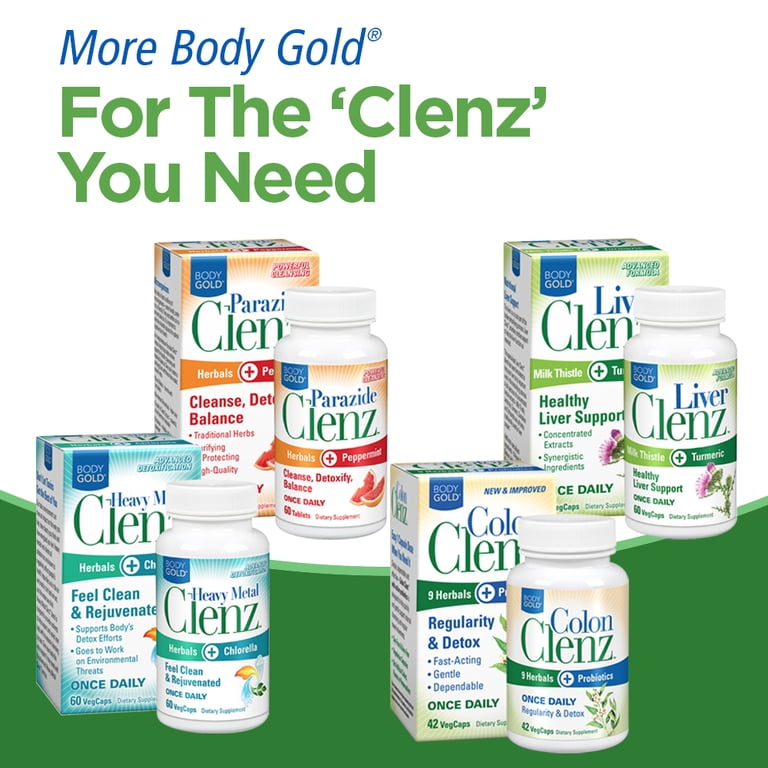 BodyGold Heavy Metal Clenz, Chlorella, Herbals, Antioxidants