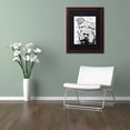 thumbnail image 3 of Trademark Fine Art "Thoughtful Pitbull CB 1" Canvas Art by Dean Russo, Black Matte, Wood Frame, 3 of 4