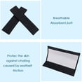 thumbnail image 1 of Cojín protector para cinturón de seguridad de coche, cojín desmontable para cinturón de seguridad para adultos y niños, protege el cuello/hombro (negro 2 piezas), 1 of 2