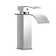 thumbnail image 1 of Waterfall Faucet for Bathroom Sink, Brass, Basin Mixer Tap for Hot and Cold Water, Single Handle Waterfall Bathroom Sink Faucets, 1 of 5
