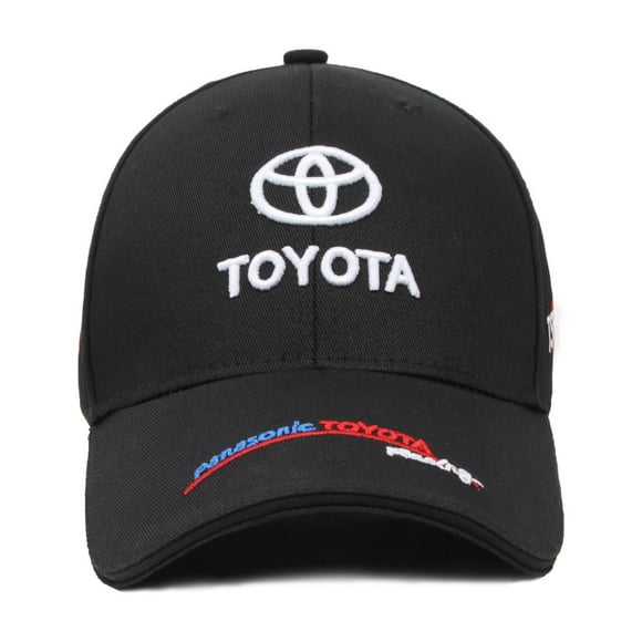 TOYOTA baseball cap F1 fan racing cap curved brim cap - black