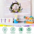 thumbnail image 6 of SLYNSHome Easter Door Decorations Bunny Wreath Wooden Easter Bunny Welcome Wreath Sign Garland for Easter Home Party Supplies, 6 of 7