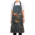 thumbnail image 5 of Kitchen Apron with 2 Pockets Adjustable waterproof Cooking Aprons for Women Men Chef Star Line, 5 of 7