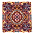 thumbnail image 3 of Ambesonne Paisley Shower Curtain, Flower Rug, 69"Wx84"L, Multicolor, 3 of 5