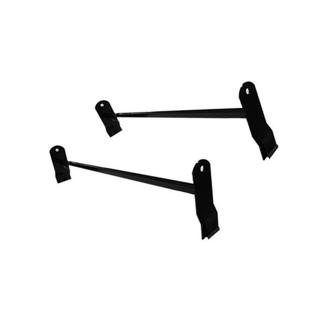 Black Horse Offroad Ladder Rack TR-WRG2 150 Pound Capacity; Rail System Mount; Direct Fit; Set of 2