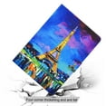 thumbnail image 3 of Allytech Fire HD 10 2021 Case, Fire HD 10 Plus Case, Slim PU Leather Folio Flip Smart Cover Auto Sleep Wake Kickstand Protective Case for Amazon Fire HD 10/ 10 Plus 10.1 Tablet 2021, Eiffel Tower, 3 of 8