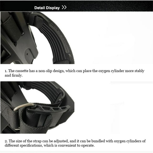 Scuba Tank Backpack Professional Support Bracket with Simple Accessories Adjustable Snorkeling ToolsSnorkeling Tanks Back Board Oxygen Bottle Holder