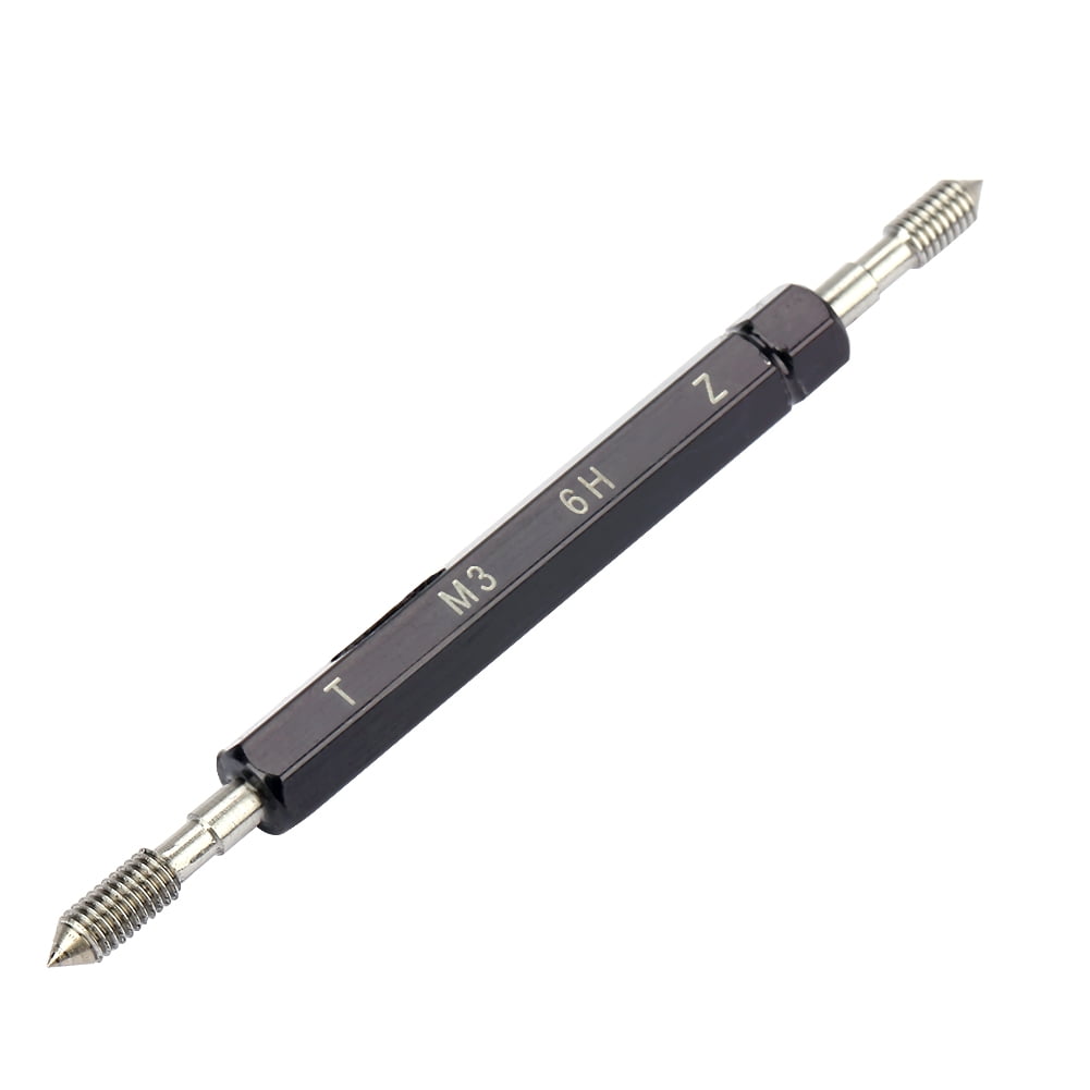 AVPAVP M3x0.5 Bearing Steel Thread Plug Gauge Dimensional Measurement Hand Tool Internal Thread Correctness Measuring Instrument High Precision Taper Shank Equipment
