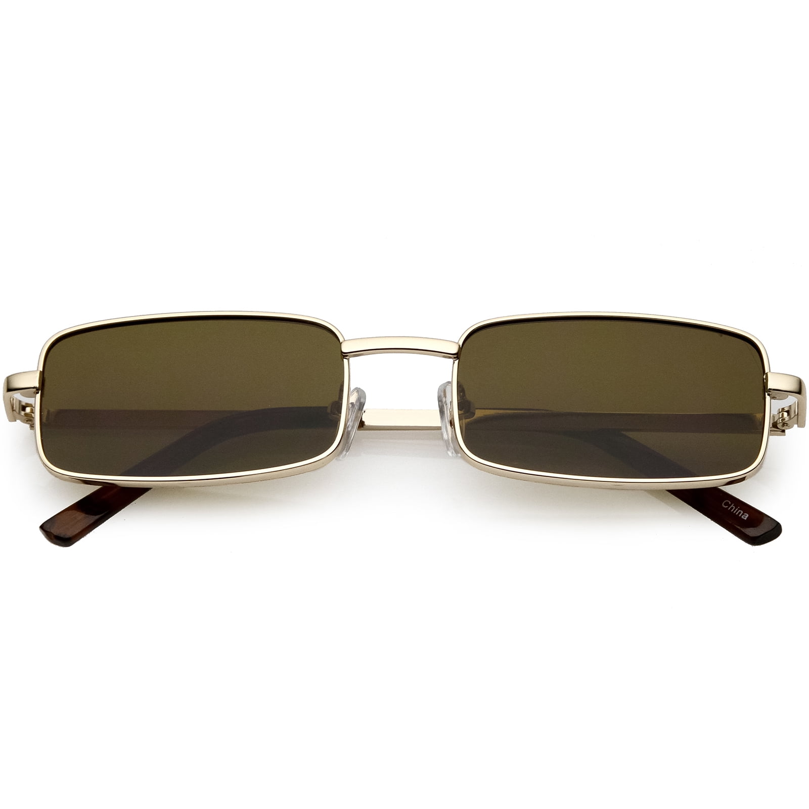 rectangle sunglasses metal frame