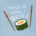 thumbnail image 3 of Inktastic This is How I Roll Cute Sushi Baby Burp Cloth, 3 of 3