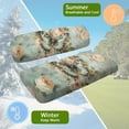 thumbnail image 6 of FUIALDOLG Golf Seat Covers for Cart Universal Fit Club Car Precedent Retro Butterfly Rose Print Breathable Golf Cart Bench Seat Covers Washable Fashion Accessories, 6 of 8