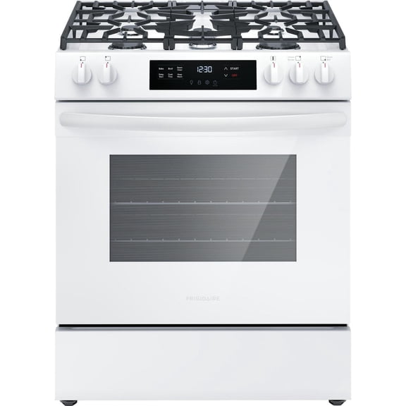 FRIGIDAIRE FCFG3062AW  30" FREE STANDING GAS RANGE, White
