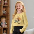 thumbnail image 5 of Xixirimido Yellow Capybara Oranges Casual Shirts for Teen Girls Trendy Kawaii Crop Tops Soft Crewneck Pullover Sweatshirt for School Fall Winter Clothes for 13-14 Years, 5 of 7