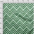 thumbnail image 3 of oneOone Georgette Viscose Green Fabric Geometric Dress Material Fabric Print Fabric By The Yard 42 Inch Wide, 3 of 4