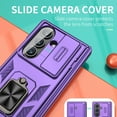 thumbnail image 5 of Allytech for Samsung Galaxy Z Fold 7 Case, Z Fold 7 Cover Case, Rugged Protective Shockproof Ring Hodlder Stand Hinge Protection Compatible Car Mount Phone Case for Galaxy Z Fold 7, Purple, 5 of 6
