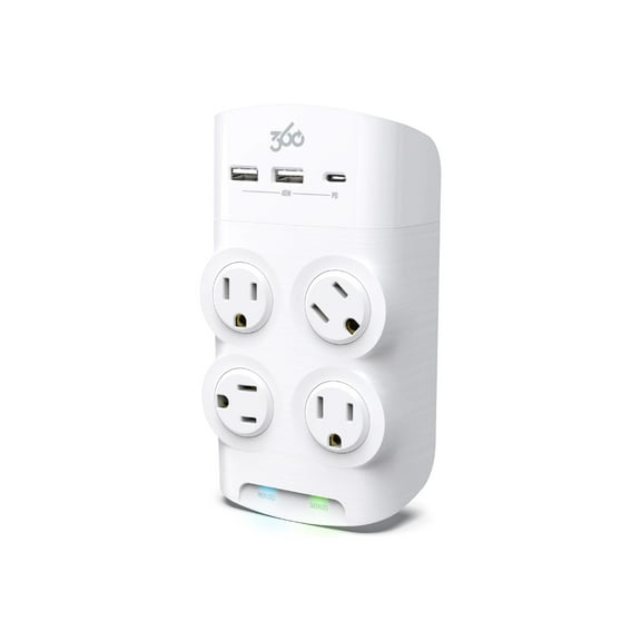 360 Electrical Revolve45 - Surge protector - 1875 Watt - output connectors: 4