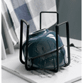 thumbnail image 1 of Estante para platos de hierro, estante para platos de cocina, estante para platos de almacenamiento, estante para platos domésticos, estante para platos (negro) ER, 1 of 4