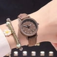 thumbnail image 4 of Women Watches PU Leather Strap Women Quartz Wristwatches Waterproof Round Dial Retro Watch Ladies Girls Watch Reloj Para Mujer, 4 of 5